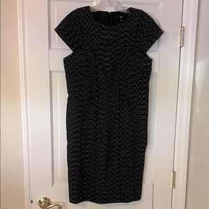 Boss Black and White Midi Dress